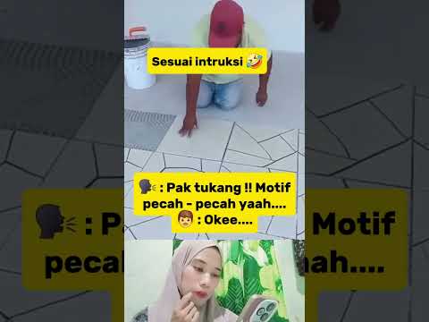 Sesuai intruksi dan hasilnya pun bagus #humor #hiburansegar #videolucu #shortlucu #hiburan #fypviral
