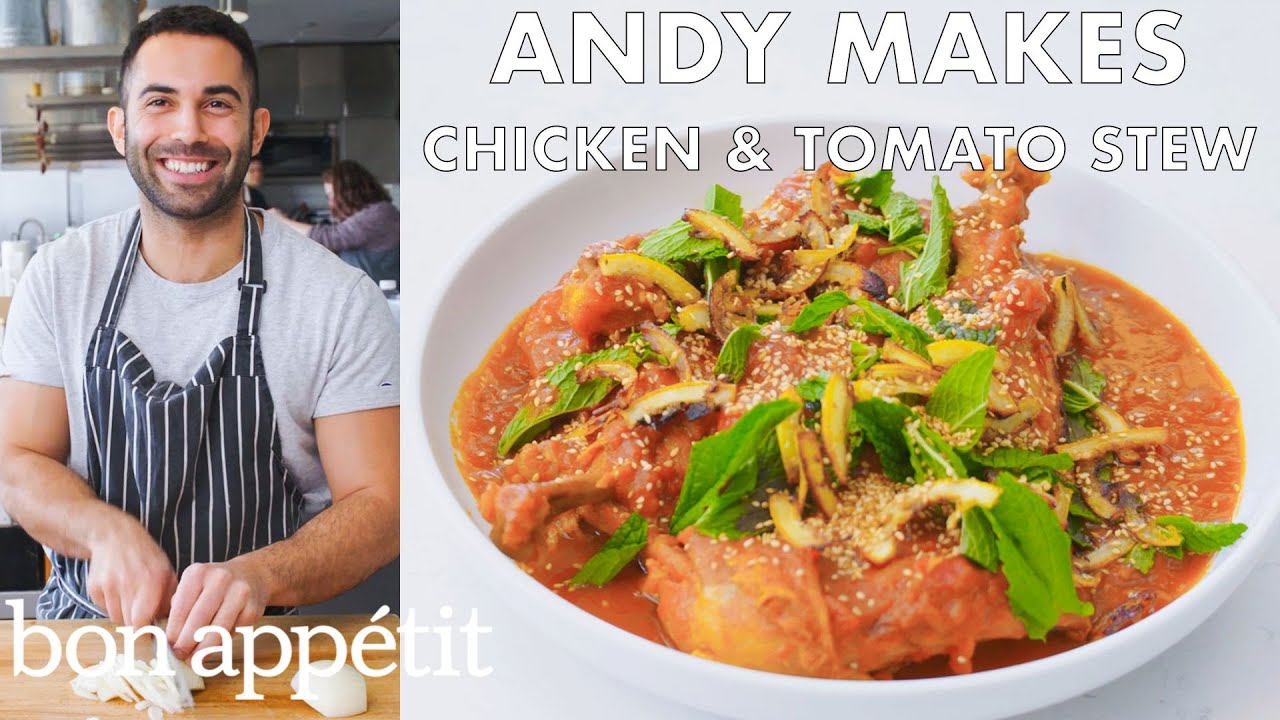 Andy Makes Chicken and Tomato Stew From the Test Kitchen