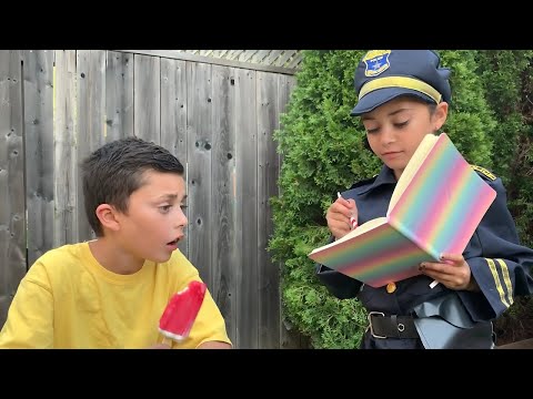 Heidi and Zidane Pretend Play Police Officer 🚓👮‍♂️ | Funny Kids Roleplay Adventure!