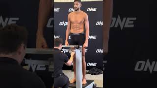 Yousef Assuik makes weight for #ONEFightNight25