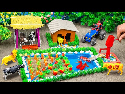 Satisfying Build Creative Countryside Farm Diorama - Barnyard Animal - House of Farm