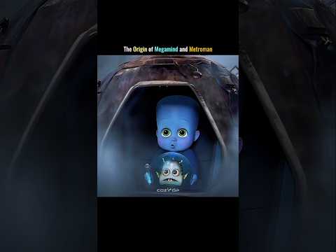 Megamind and Metroman origin 🔥 | Megamind Edit | #shorts #edit #animation