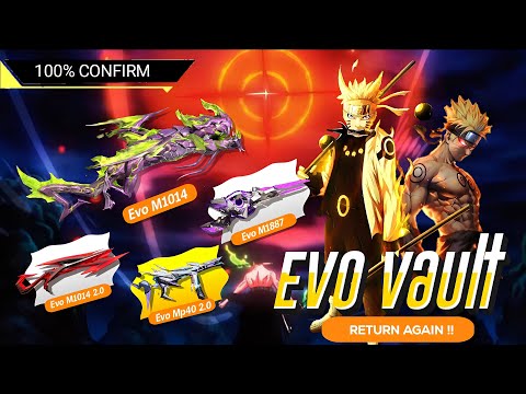 Next Evo Vault Event, Evo M1014 Return 🥳🤯| Free Fire New Event | Ff New Event | New Event Free Fire