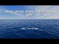 Exploring Ocean Depths and Creatures