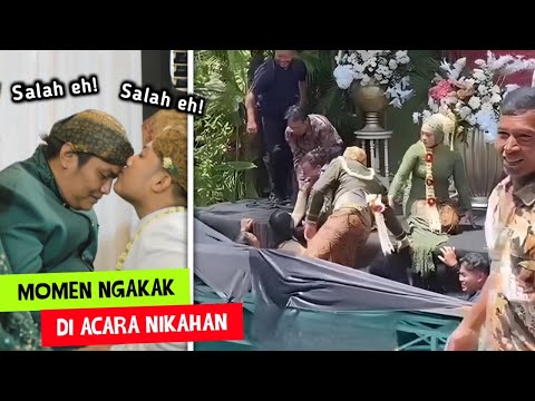 Pengantinnya Kecebur Bjirr..!! Momen KOCAK Di Acara Nikahan Ini Bikin NGAKAK Abis - Pt.19