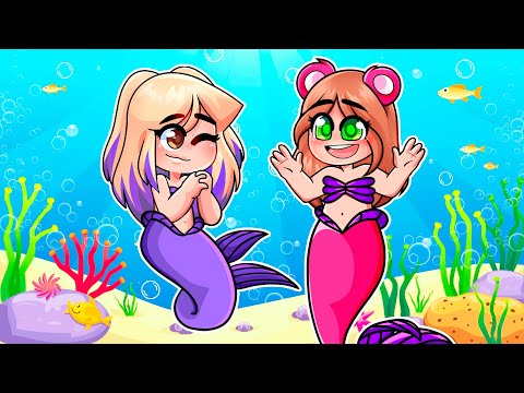 LYNA y ELA se CONVIERTEN en SIRENAS en ROBLOX 🧜‍♀️