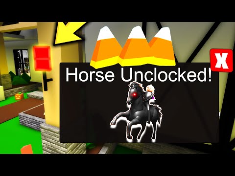 SECRET in the HORSE HOUSE in HALLOWEEN UPDATE In BROOKHAVEN!