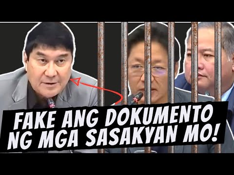 LUXURY CARS NG MGA DISCAYA PEKE UMANO ANG DOKUMENTO AYON KAY SEN RAFFY TULFO - CITED IN CONTEMPT 