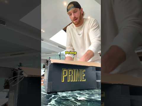 Logan Paul PRIME Unboxing! #drinkprime #prime #ksi #loganpaul #viral #shorts