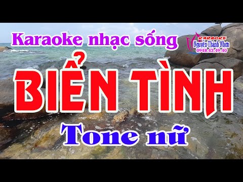 Karaoke BIỂN TÌNH – TONE NỮ [ Beat hay – dễ hát ]