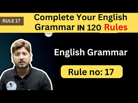 17/120 rules of english grammar in 10 Mins| Master Your English Grammar#ssc #grammar