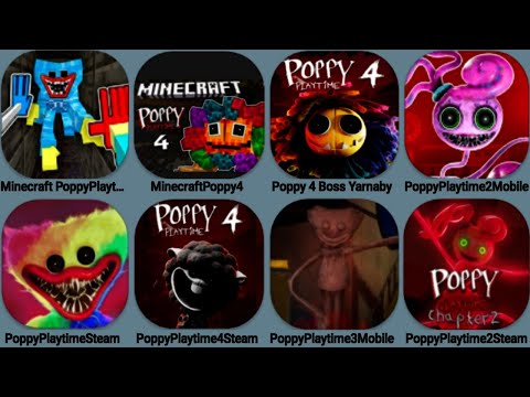 Poppy Playtime Minecraft, Poppy 4 Minecraft, Poppy4 Steam Yarnaby, Poppy Playtime Mobile 1+2+3+4 New