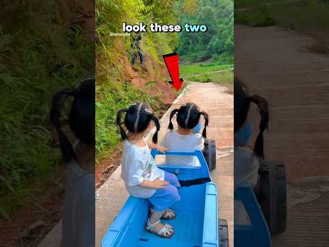 Little Girls Help Old Grandpa👏