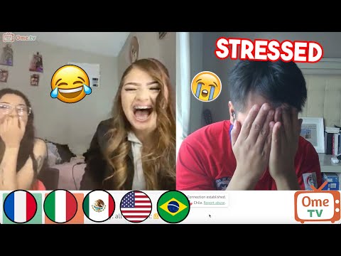 A Polyglot wanted to shock people on OmeTv but ended up got stressed instead 😭😂