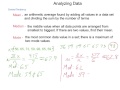 Understanding Outliers and Central Tendency