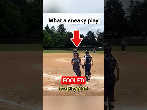 She Tricked Everyone #baseball