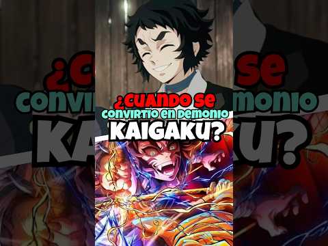 ¿Kaigaku se hizo Demonio en el entrenamiento Hashira? #anime #demonslayer #kimetsunoyaiba #manga