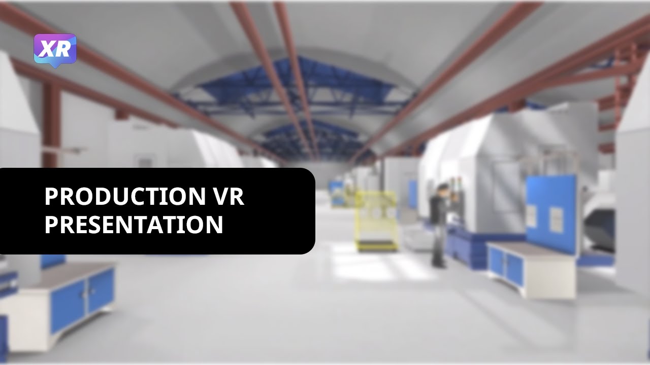 Production plant VR presentation