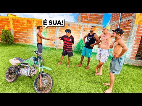 PAULINHO COMPRA MINI MOTO DO BRUTINHO *não tem mais volta