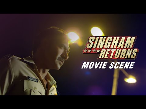 Discipline Prevails: Ajay Devgn Teaches Rowdy Students in Singham Returns | Movie Scene