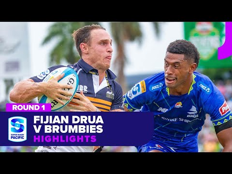 Fijian Drua v Brumbies Highlights | Round 1 | Super Rugby Pacific 2025