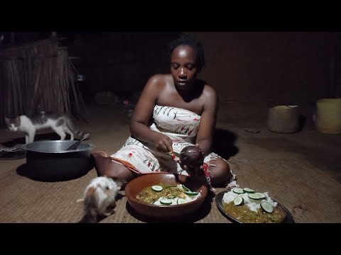 African Village Life//Cooking Village Food for Dinner