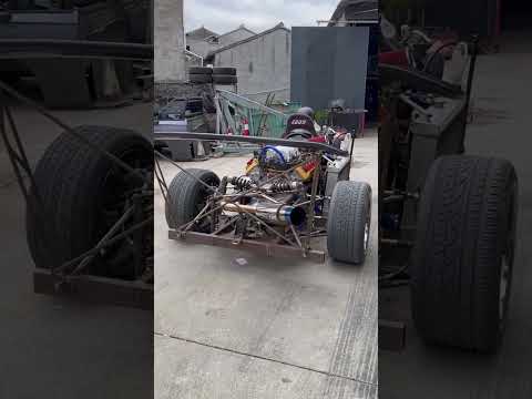 DIY V8 engine three-wheeled vehicle#engine #v8engine #enginediy #v8