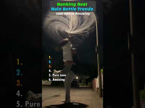 Ranking The Best Rain Bottle Trend #shortsviral