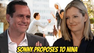 Sonny Proposes to Nina, Thinks She’s Former Wife ABC General Hospital Spoilers