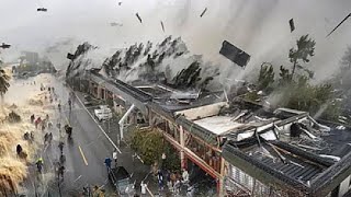 Italy chaos today..!! Brescia in Lombardy was destroyed by a powerful storm
