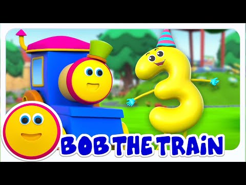 Bob The Train Canção de Contagem de Números + Vídeos Educativos para Crianças