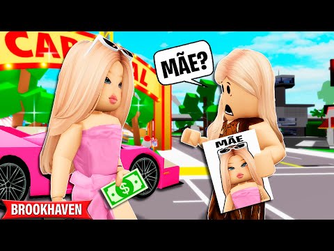 A ÓRFÃ DESCOBRIU QUE A SUA MÃE É DONA DO PARQUE | Historinhas Brookhaven Roblox | Bibi e Lud