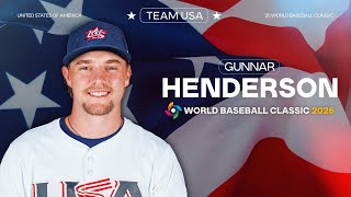 Gunnar Henderson joins Team USA for the 2026 World Baseball Classic! (Current roster breakdown) 🇺🇸