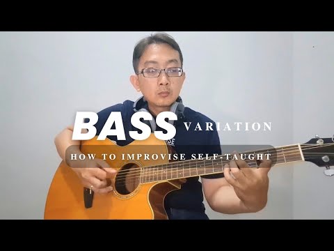 Guitar lesson, Improvised the bass for rhythm companion