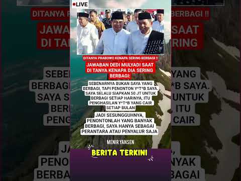 KDM ditanya Prabowo kenapa sering berbagi #kabarterkini #prabowo #kdm