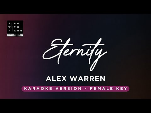 Eternity – Alex Warren (FEMALE Key Karaoke) – Piano Instrumental Cover with Lyrics