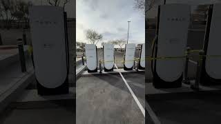 Charging at a Tesla supercharger when you forgot to charge overnight
