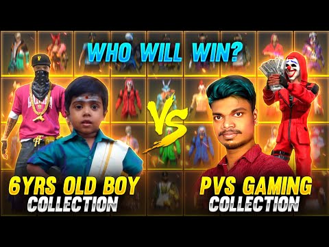🤣6 Year Old Boy vs PVS GAMING😭!! Collection Battle With Tamilnadu Funny Small Kid 🤣 Tricks Tamil