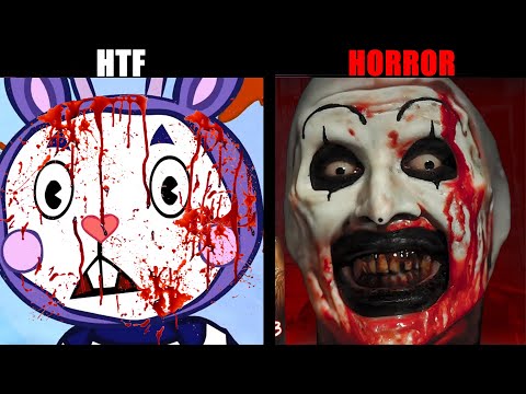 HAPPY TREE FRIENDS  REFERENCES HORROR MOVIES  SCENES.