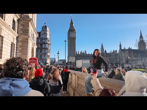 Exploring London’s Heart | Walking Through Westminster and Big Ben [4K]