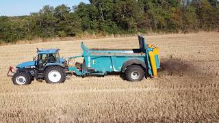 FarmVlog #165 - Miststreuen | Rolland Rollforce | New Holland 8360 | Massey Ferguson 393
