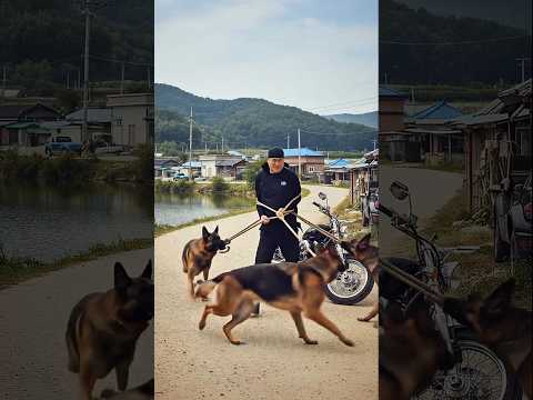 Heroic German Shepherds Take Down Suspect Who Attacked Elderly Woman