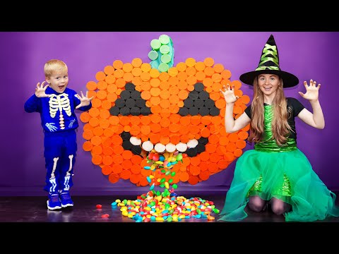 الهالوين 🎃👻 تحدي الاستعداد مع أوليفر والأم