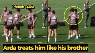 Arda Güler gave motivation to Thiago Pitarch in final training session ahead of Alavés