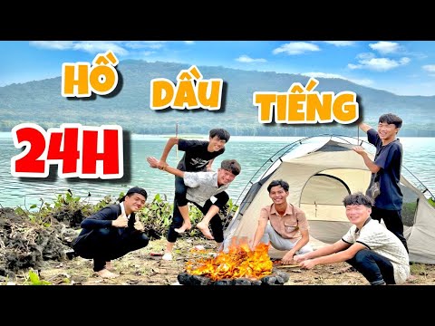 Anh Ba Phai | Thử Thách 24h Cắm Trại Ở Hồ Dầu Tiếng Một Ngày Bất Ổn 😵‍💫