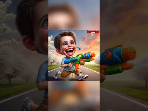 polisi main tembak air ??🔫🔫 #shortvideo #shorts #cute #comedy #kucinglucu #ai #funny #catlover