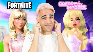 Everytime I Lose in Fortnite, I Play Dress to Impress