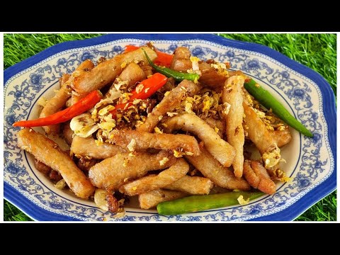 หมูผัดกระเทียมพริก | ลองแล้วคุณติดใจแน่นอน