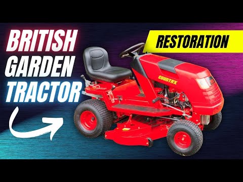 SHOCKING RUSTY GARDEN TRACTOR - RESTORATION