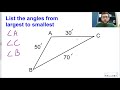 Exploring Triangle Inequalities: Sides and Angles